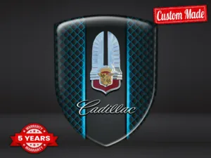 Cadillac Badge Silicone Course Limité Design Sport Bombé ST